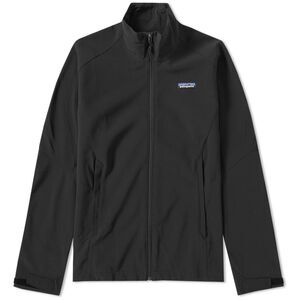Patagonia Adze Black Full Zip Softshell Jacket Outdoors Women's Size S